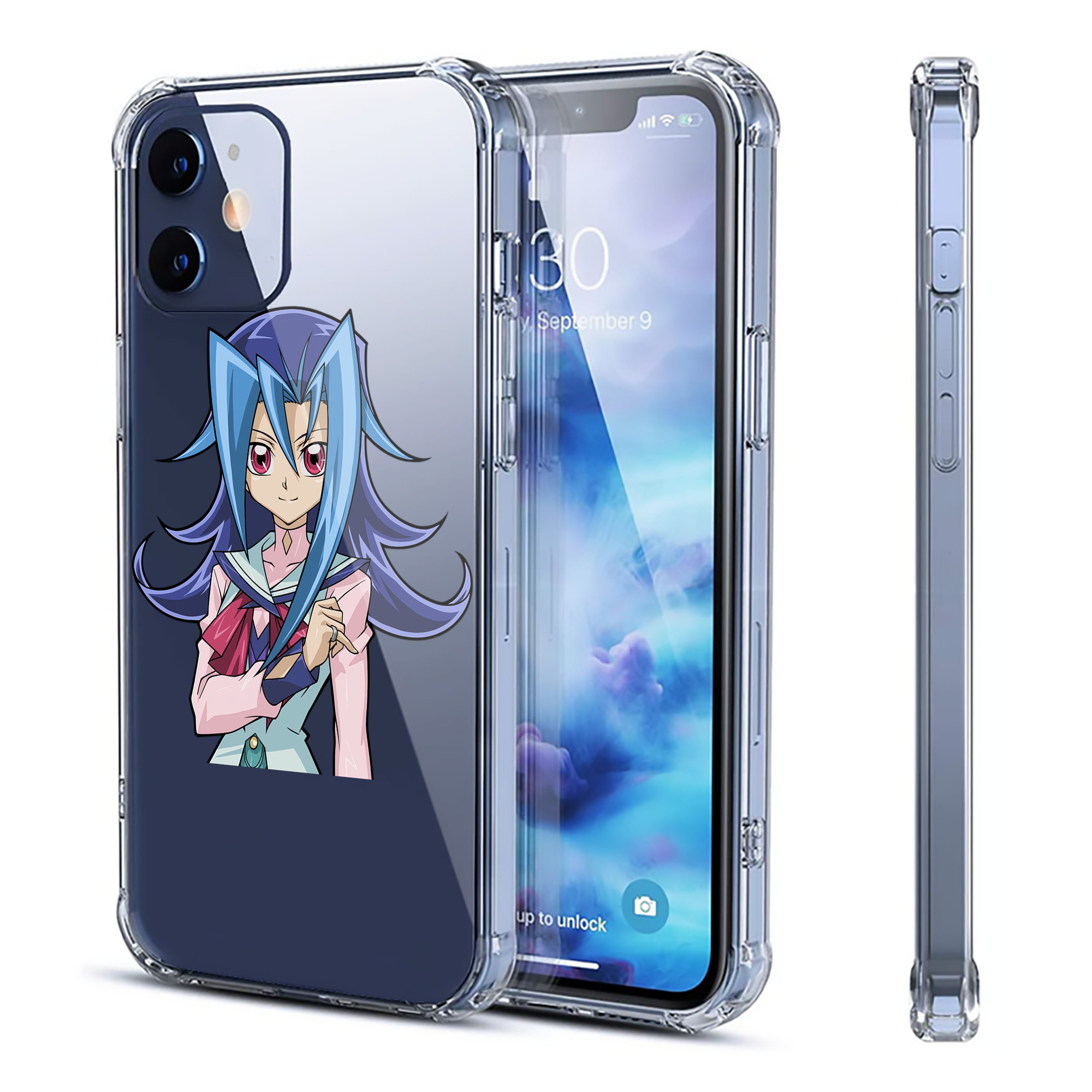 （画像用） 遊☆戯☆王 Yu-Gi-Oh! 【iPhone 12シリーズ対応】透明スマホケース（クリアソフトケース）
